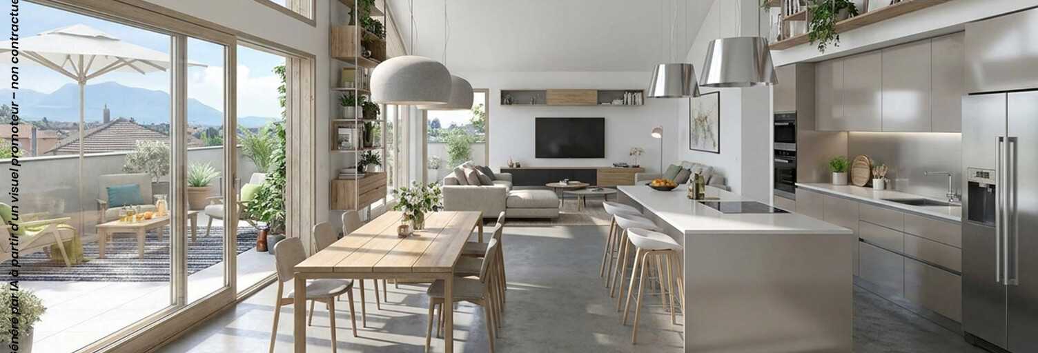 Appartement neuf T2, T3, T4 Pièce 40 à 75 m² à vendre à Saint-Marcellin (38160)