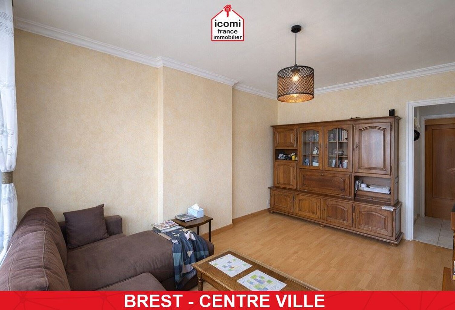 FINISTERE - Brest (29200) - A VENDRE - APPARTEMENT - T3  - VUE DEGAGEE - BALCONNET - IDEALEMENT SITUE - 3EME ET DERNIER ETAGE — photo 1