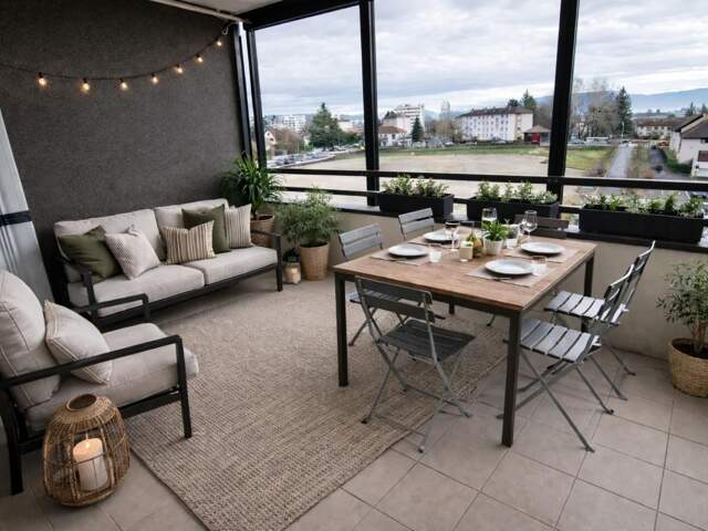 Appartement traversant de 133 m² dans le Parc Jean-Monnet au cœur de Saint-Genis-Pouilly — photo du bien