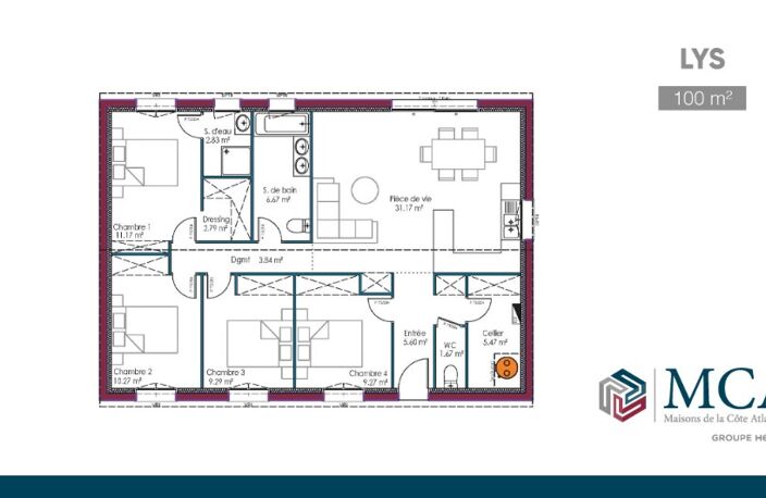 Maison à construire à Roaillan (33210) — photo 3