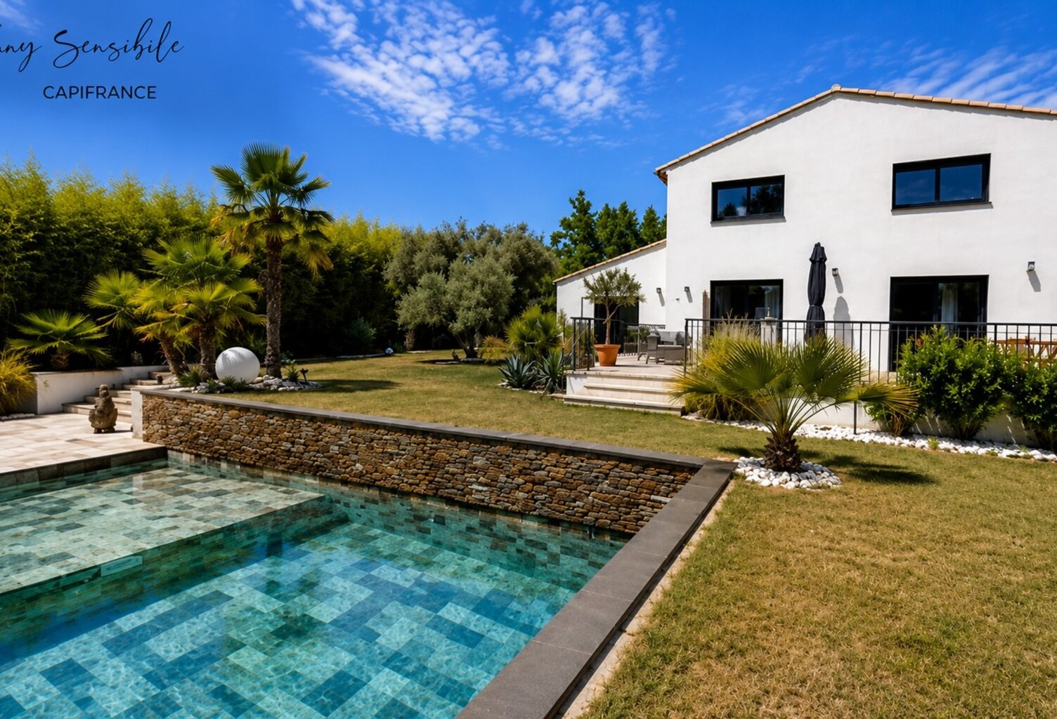 MAISON 185 M² + ANNEXE 50 m2 – PISCINE / POOL HOUSE – TERRAIN 1200 M² - VILLAGE À PIED — photo 1