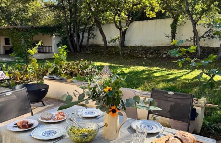 Dpt Bouches du Rhône (13), à vendre AIX EN PROVENCE maison de plain pied de 125 m² agrandissable sur 2000m2 avec piscine pool house et  garage — photo 5