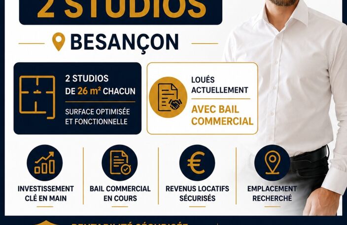 lot de 2 studios à vendre — photo 2