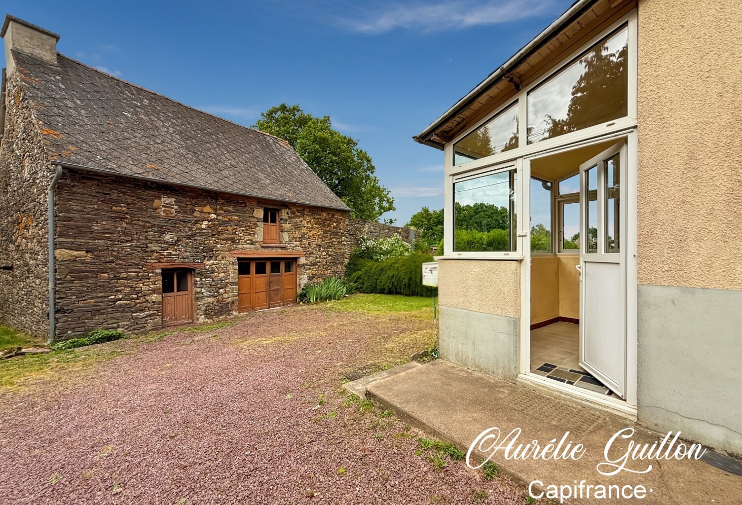 Maison avec dépendance, cour, double jardin et 2 099 m² de terrain – Campagne de Loyat — photo 1