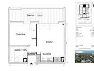VALRAS-PLAGE, T2 43 m²  PLUS 15 m² DE BALCON. À 900 m DE LA MER — photo 2