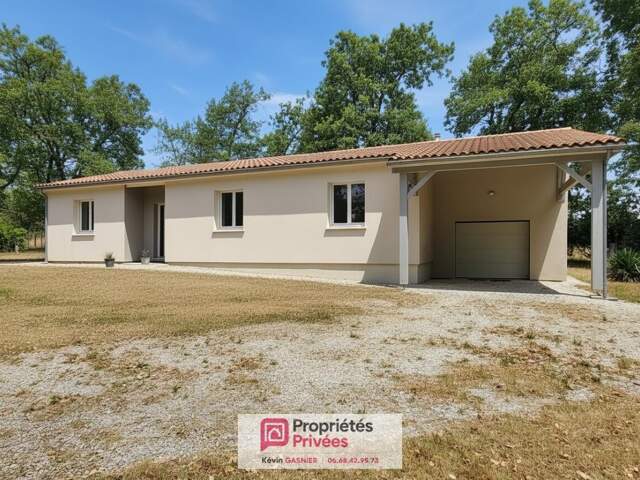 SAINT SATURNIN (16290) : Pavillon récent de 116m2 + garage et carport — photo du bien