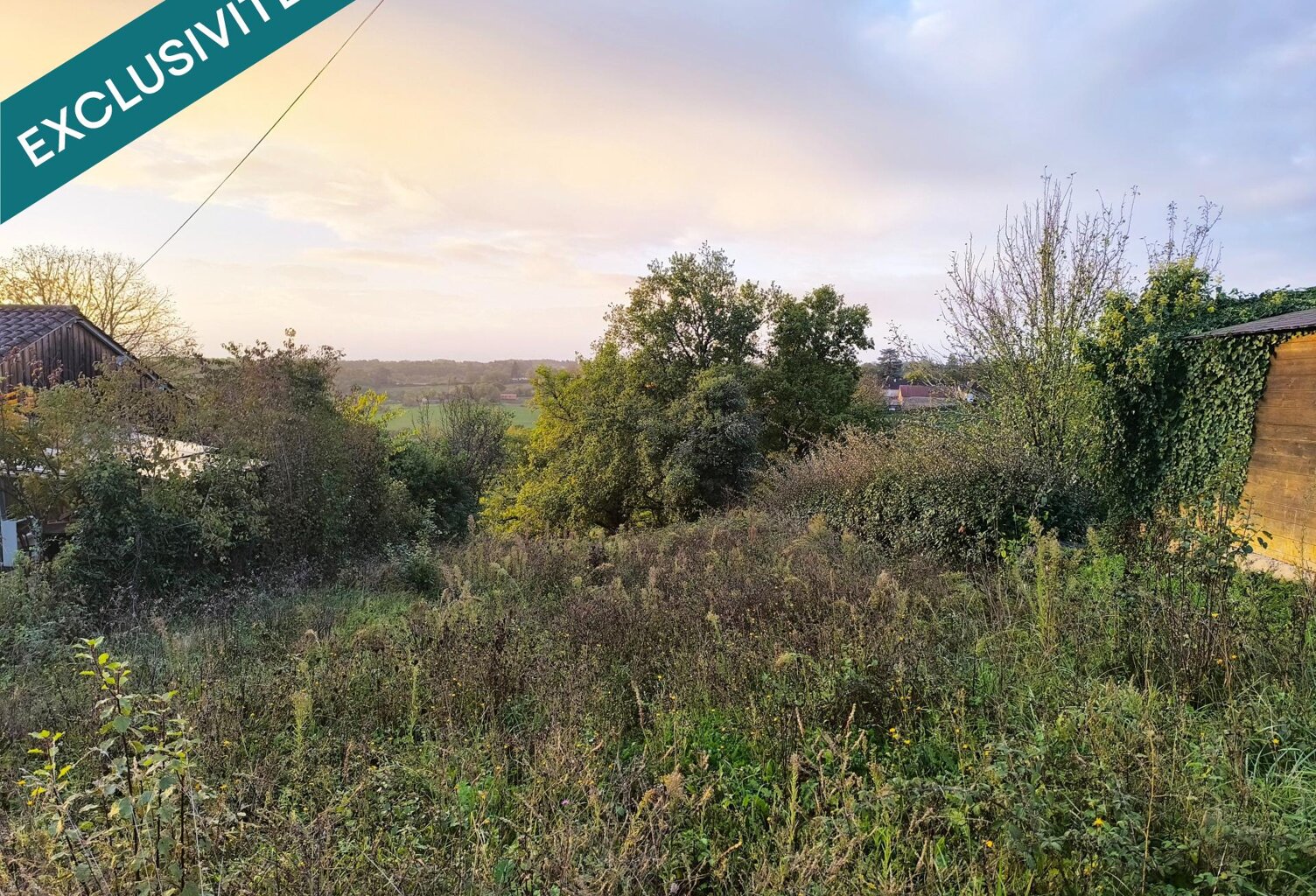 TERRAIN A BATIR AVEC CU ET VUE DEGAGEE — photo 1