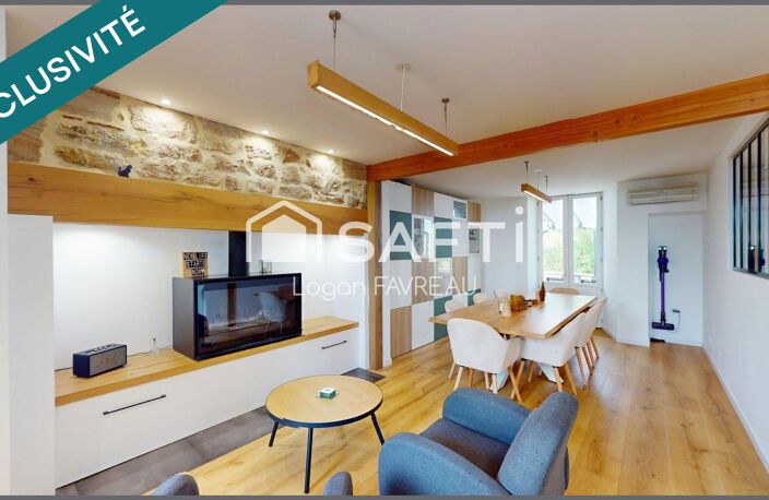 Maison en pierre de 1880 rénovée avec parc et piscine — photo 3