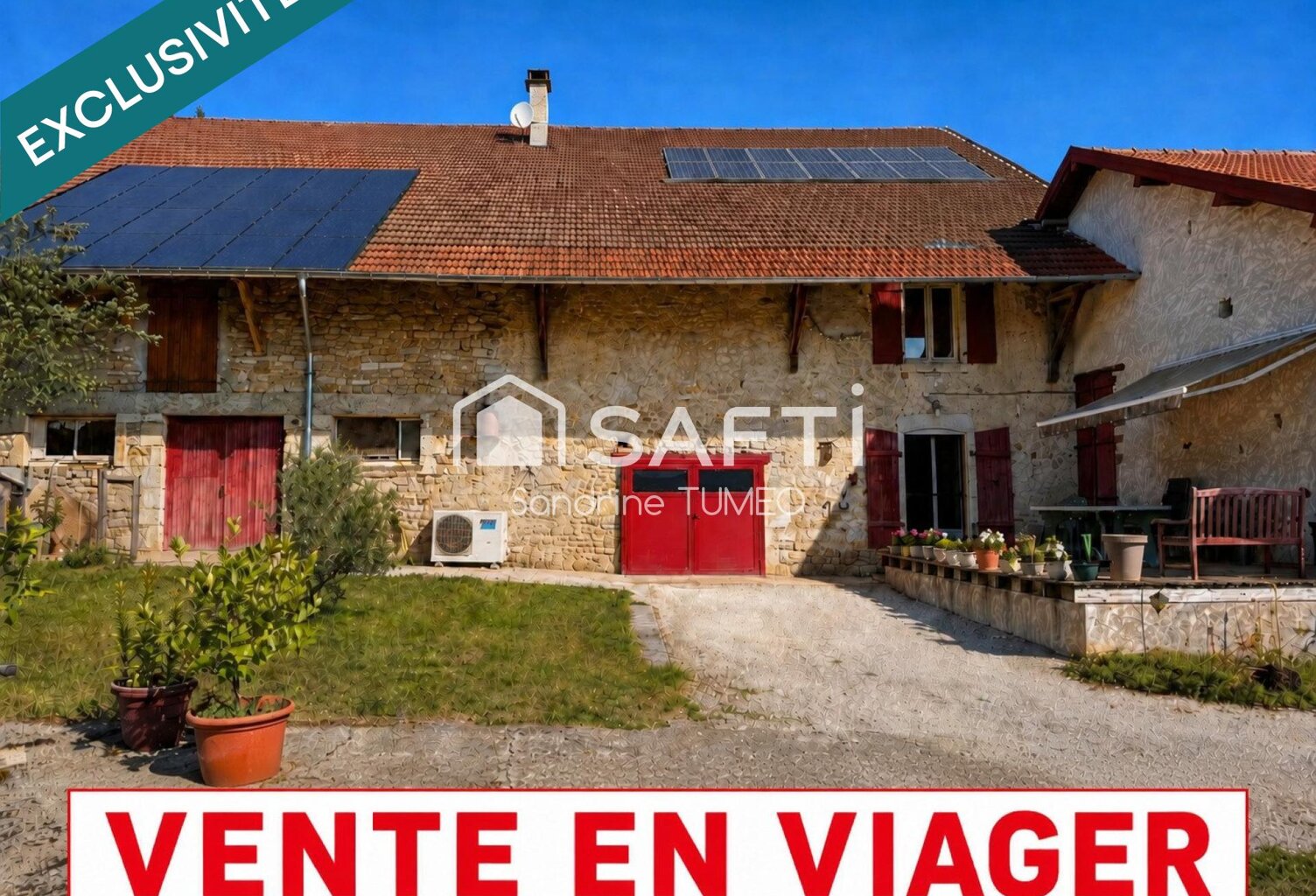 VIAGER  Corps de ferme avec nombreuses dépendances, au cœur d'un environnement préservé — photo 1