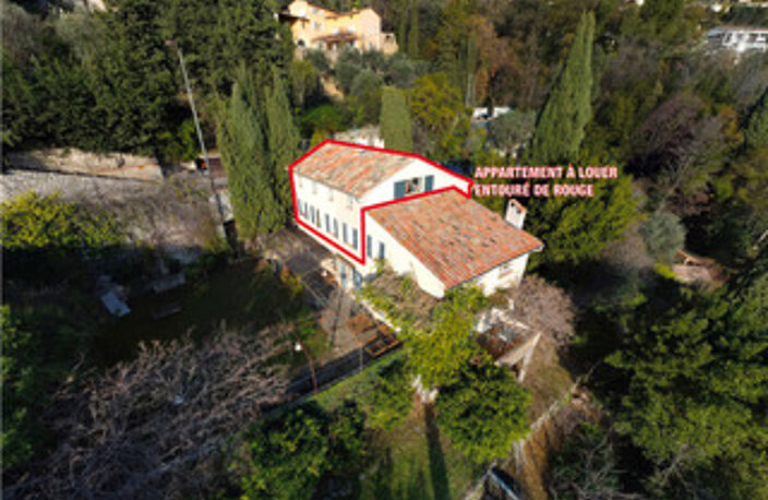Location meublé Grasse est limite MAGAGNOSC Partie de maison — photo 2
