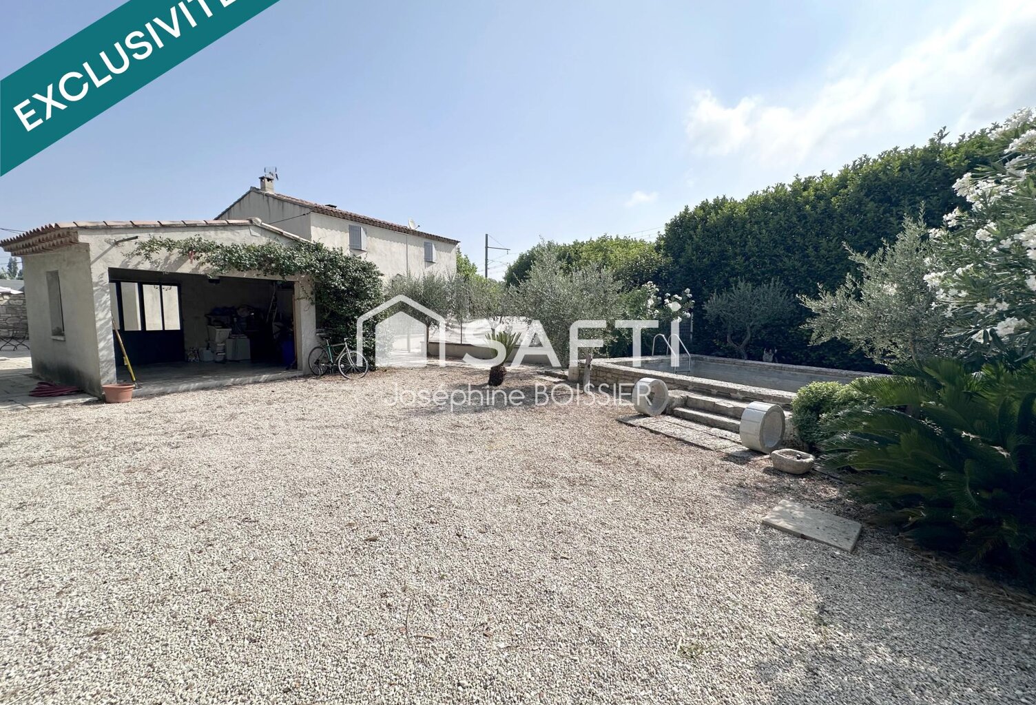 A VISITER SUR CAVAILLON, EN CAMPAGNE MAISON DE 118 M2 + APPARTEMENT DE 60 M2 + DEPENDANCE SUR TERRAIN 1360 M2 — photo 1