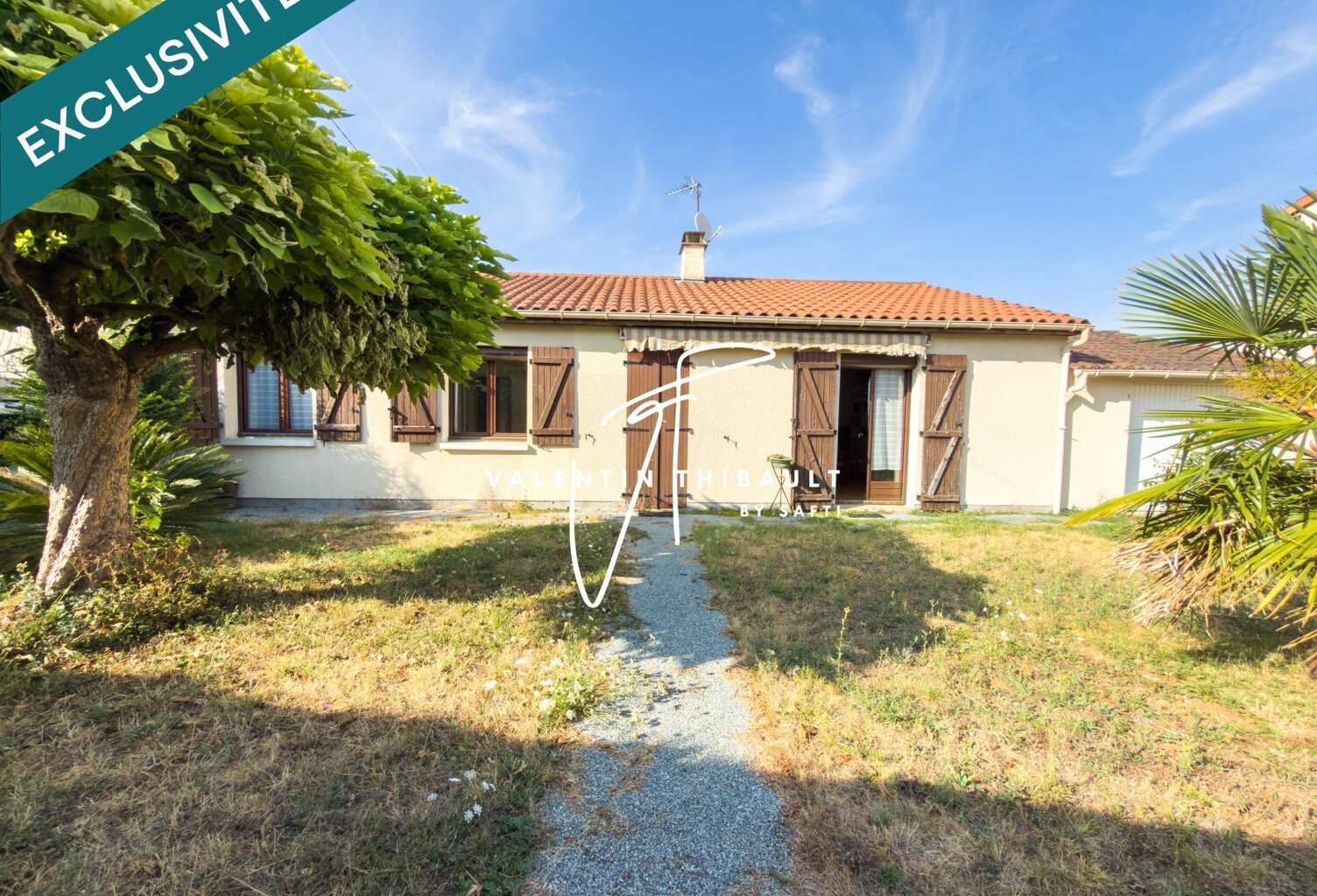 Poitiers (secteur Grand Large)  Maison de plain-pied 104 m² sur terrain de 428 m², 3 chambres et garage — photo 1