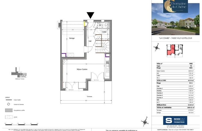 MAISON MITOYENNE - 5P - VILLY-LE-PELLOUX — photo 2
