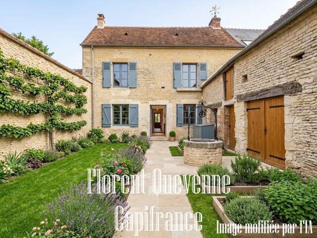 JORT – Maison de bourg en pierre avec dépendances et jardin — photo du bien