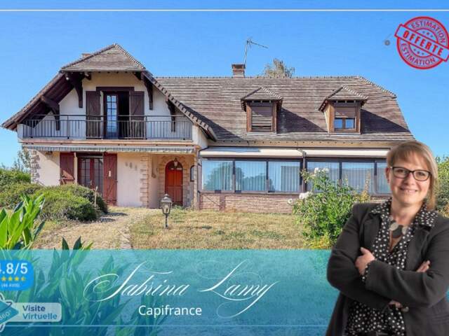Maison familiale 230 m² – 5 chambres – Sous-sol total – Mareuil-en-Brie - terrain 3558m² — photo du bien