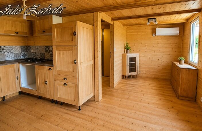 Bungalow en bois avec terrain privatif, terrasse et cave – PRL — photo 3