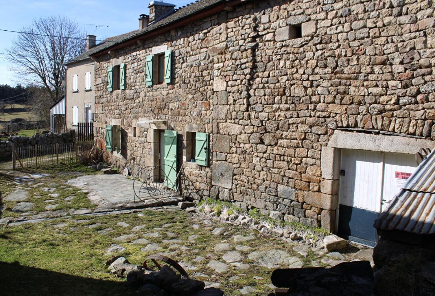 Exclusivité ferme en pierre , lauze Maison Grandrieu 4 pièce(s) 130 m2 — photo 1