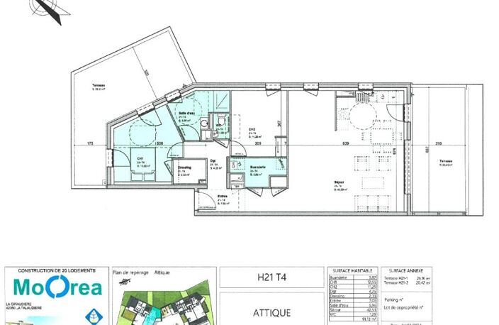 Appartement La Talaudiere 3 pièce(s) 91.18 m2 — photo 5