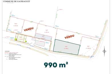 Terrain  74000 €
