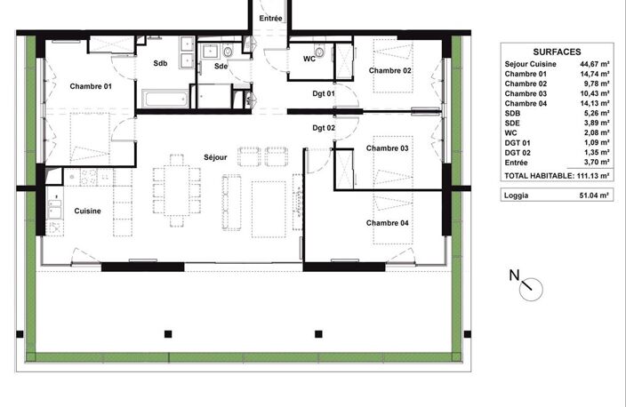 T5 - 111.12m ² — photo 2