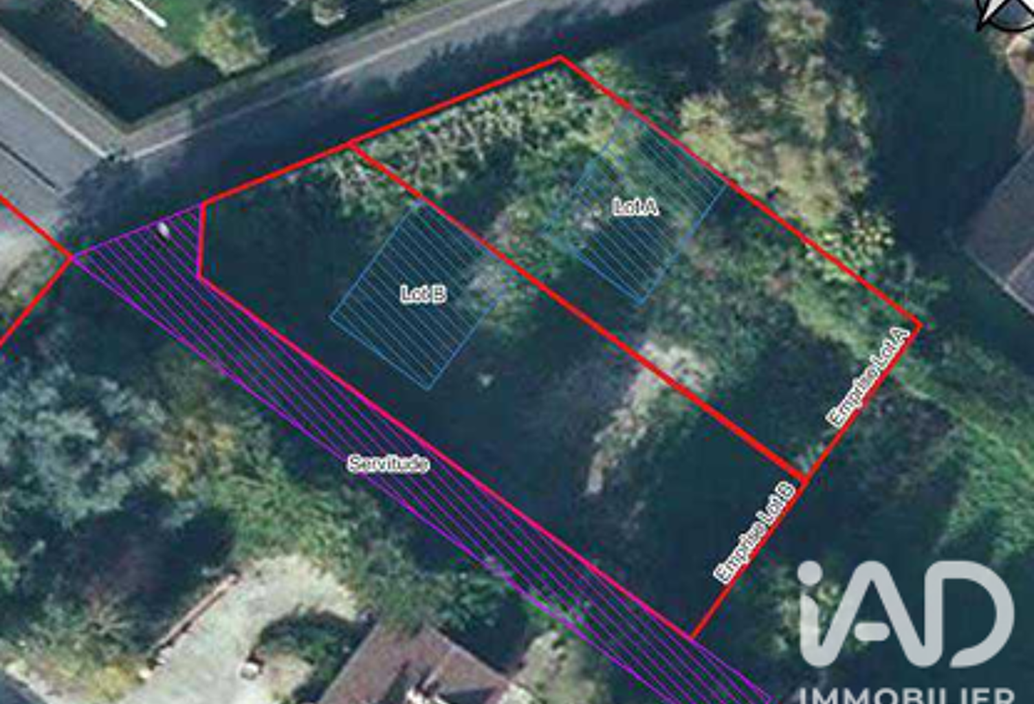 Vente Terrain à bâtir 438 m&sup2; — photo 1