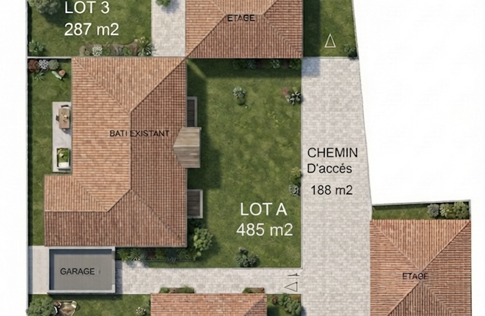 Vente Terrain à bâtir 292 m&sup2; — photo 3