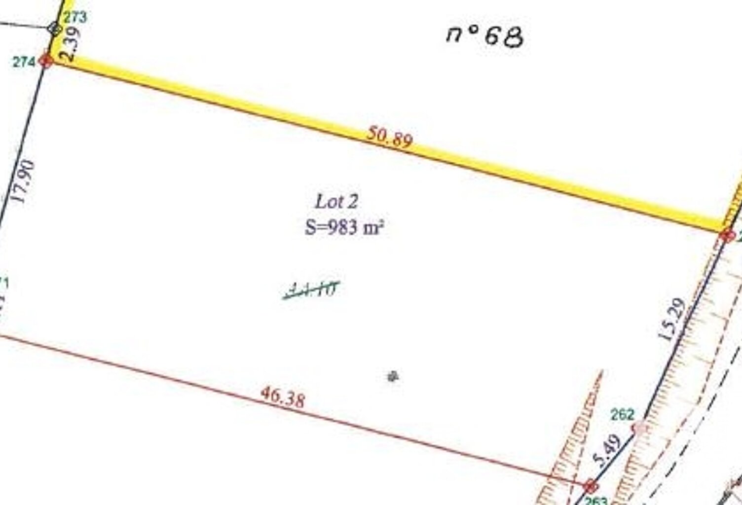 Vente Terrain à bâtir 984 m&sup2; — photo 1