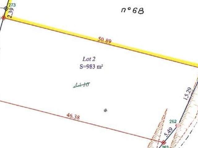 Vente Terrain à bâtir 984 m&sup2; — photo du bien