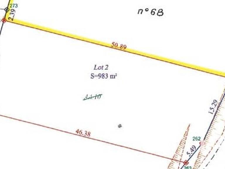 Vente Terrain à bâtir 984 m&sup2; — photo 1