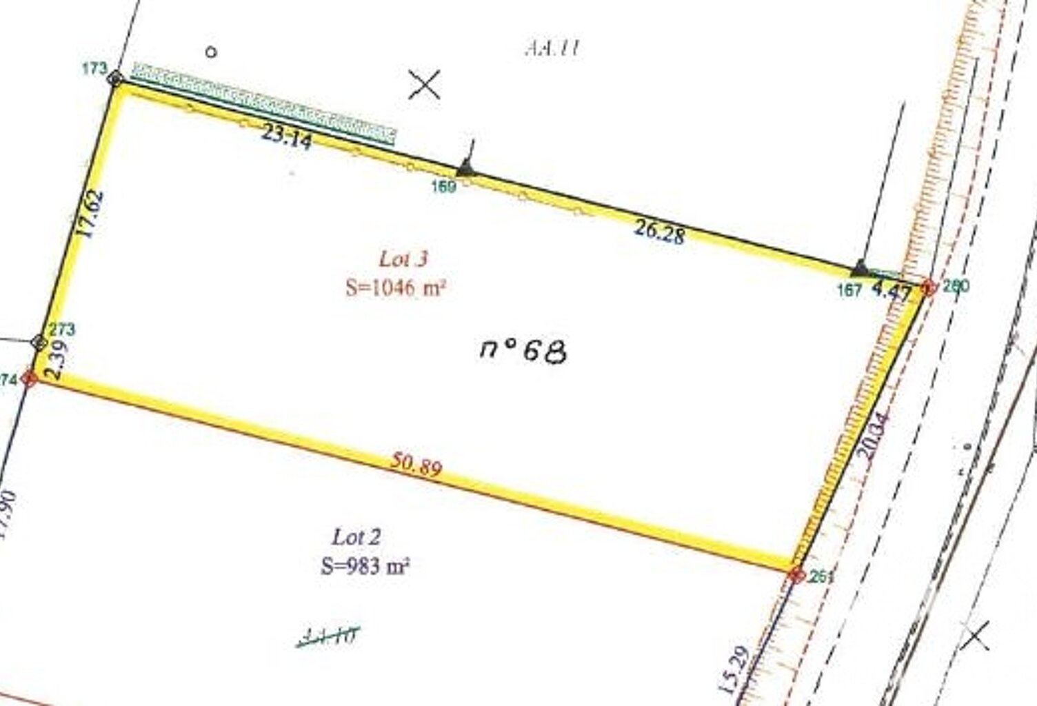 Vente Terrain à bâtir 1 046 m&sup2; — photo 1