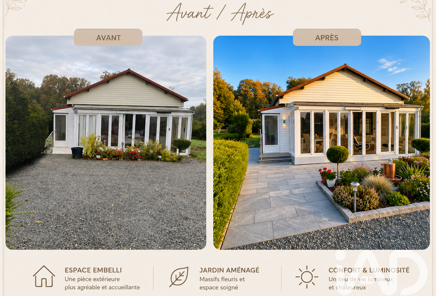 Vente Maison de campagne 3 pièces — photo 1