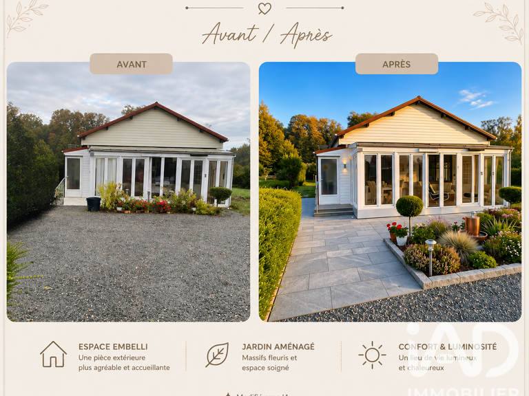Vente Maison de campagne 3 pièces — photo 1