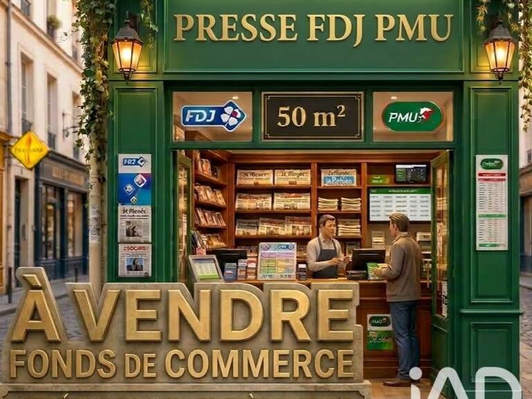 Vente Librairie, Papeterie 50 m&sup2; — photo 1