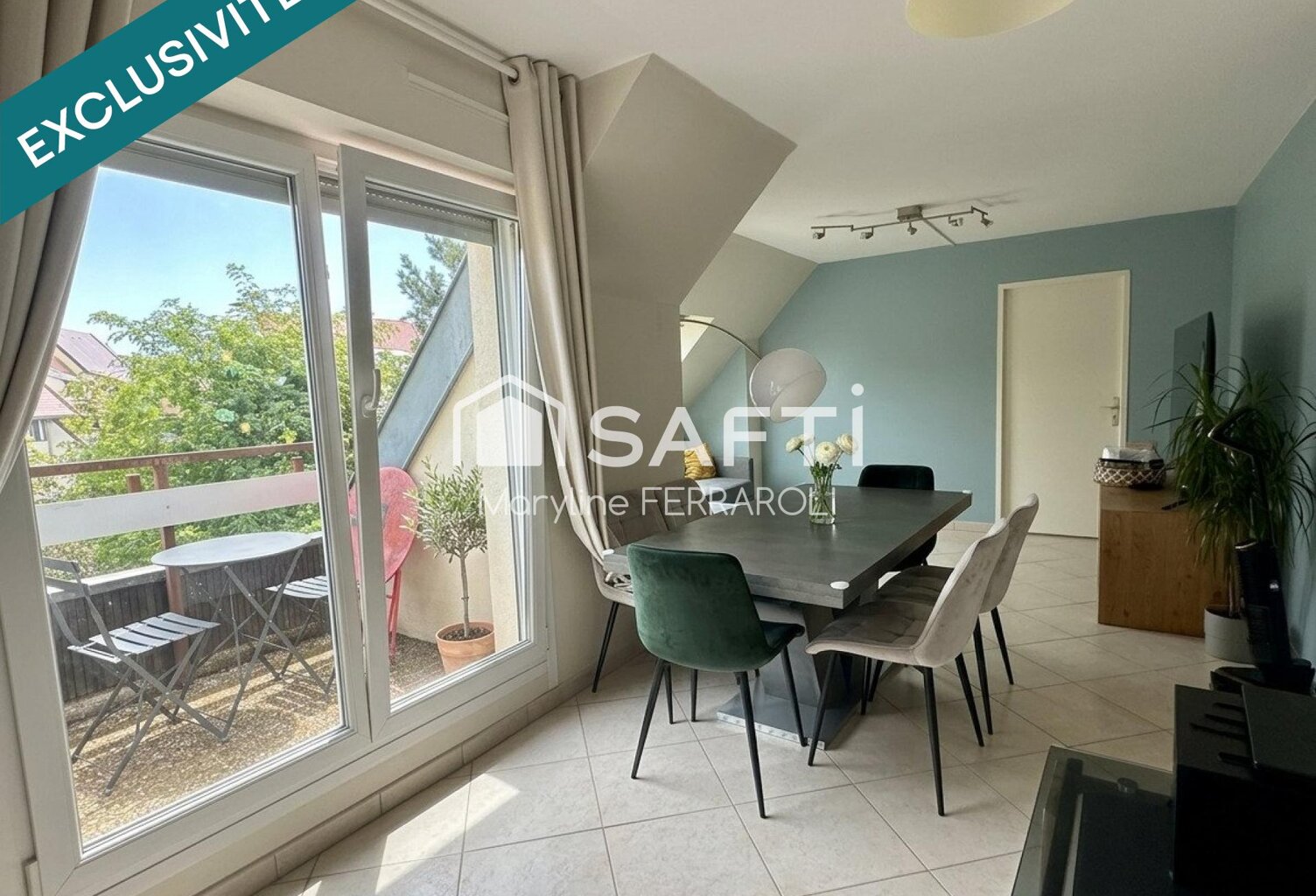 Sans vis-à-vis, 4 pièces, 3 chambres, balcon — photo 1