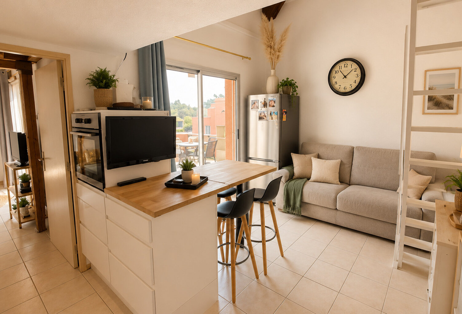 ACHAT - SAINT CYPRIEN PLAGE -  APPARTEMENT 2 PIECES MEZZANINE RENOVE — photo 1