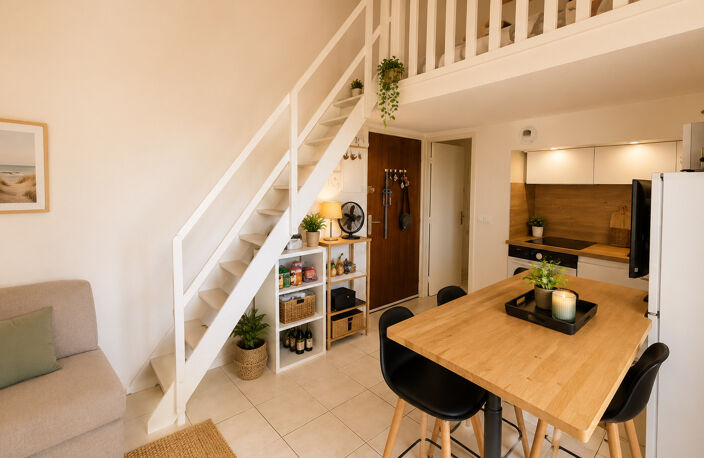 ACHAT - SAINT CYPRIEN PLAGE -  APPARTEMENT 2 PIECES MEZZANINE RENOVE — photo 3