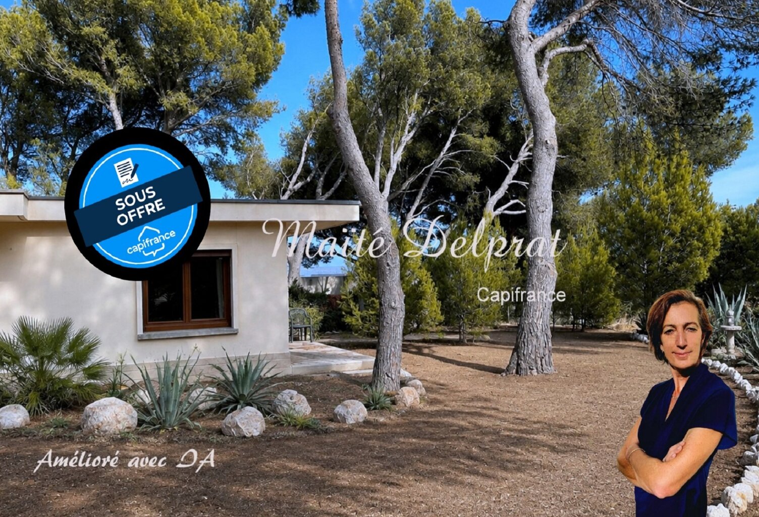 BÉDARRIDES – Maison à vendre 135 m² - piscine - 2 500 m² de terrain – 2 logements — photo 1