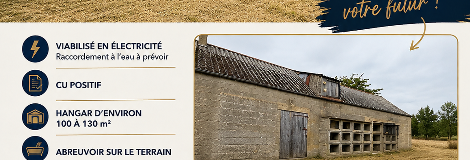 Terrain  2504 m² à vendre à Le Plessis-Sainte-Opportune (27170)