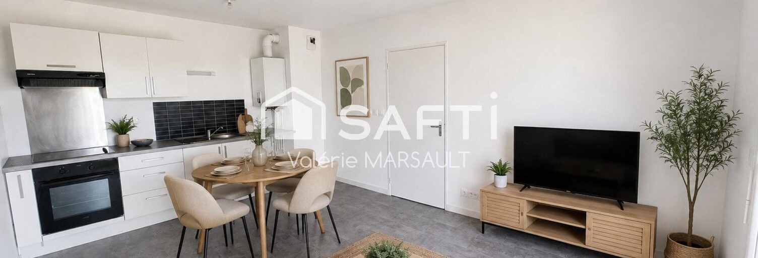 Appartement 2 Pièces 39 m² à vendre à Tours (37100)