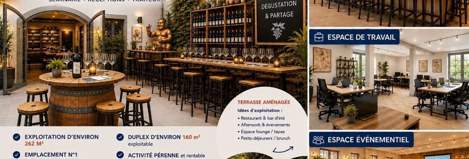 Commerce  300 m² à vendre à Agde (34300)