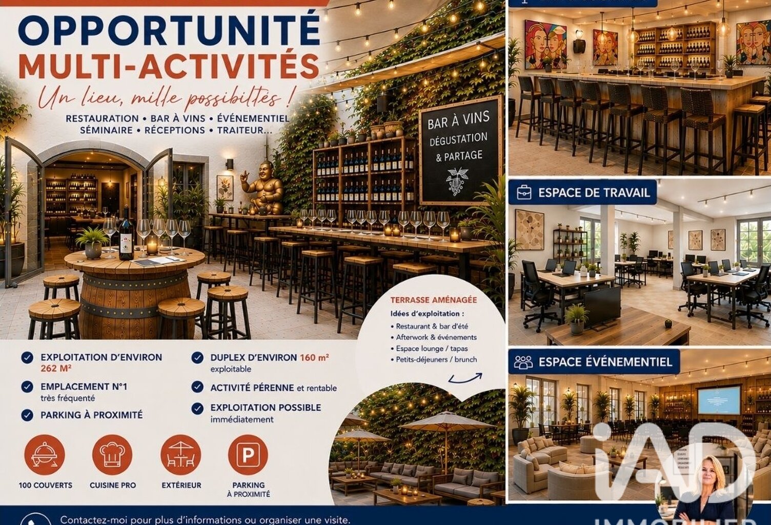 Vente Restaurant 300 m&sup2; — photo 1