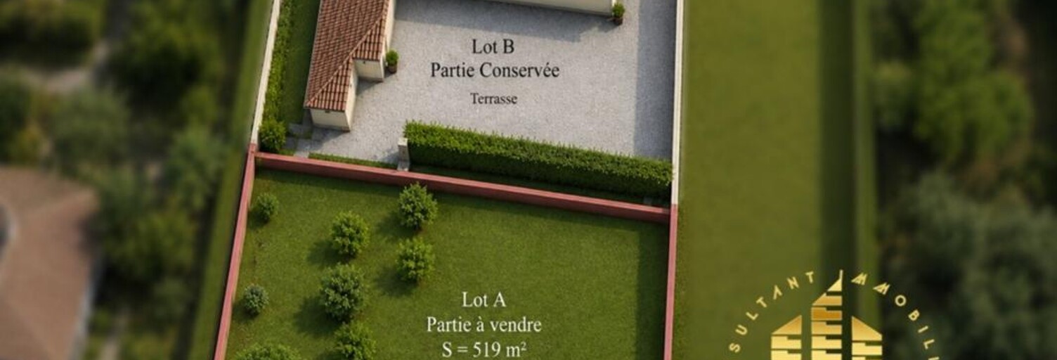 Terrain  519 m² à vendre à Lormont (33310)
