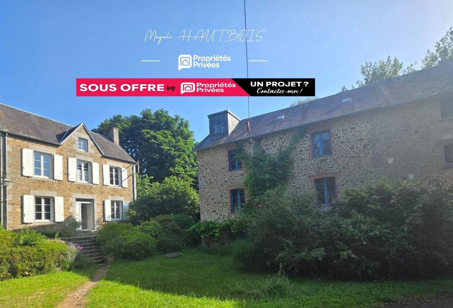 Ensemble immobilier avec maison de 155 m2, Moulin, Dépendances Marcey-Les-Grèves 50300 — photo 1