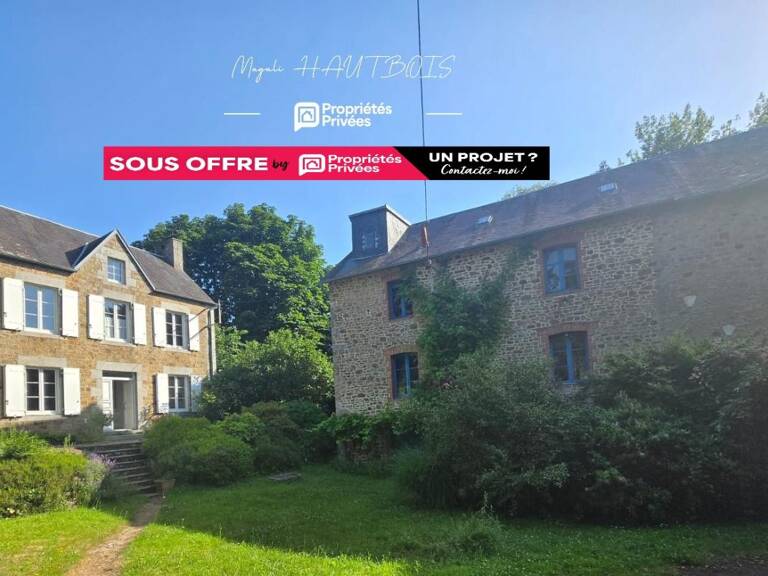 Ensemble immobilier avec maison de 155 m2, Moulin, Dépendances Marcey-Les-Grèves 50300 — photo 1