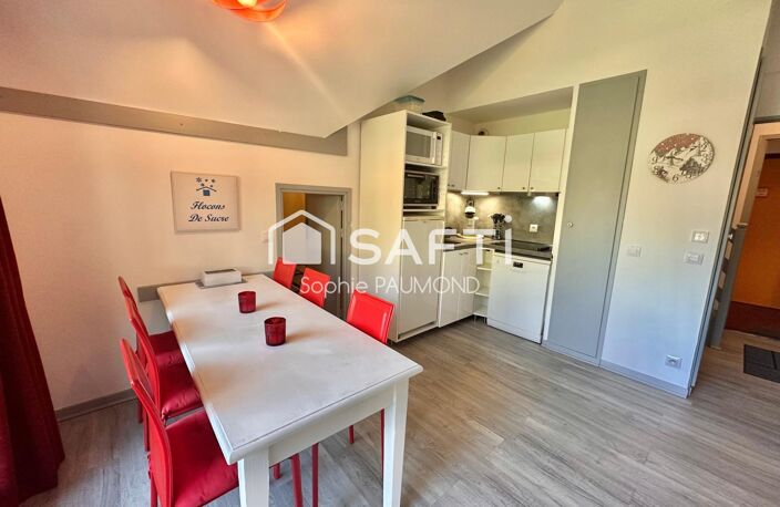 Duplex rénové, terrasse, vue pistes de ski — photo 3