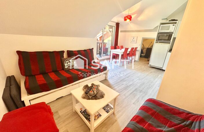 Duplex rénové, terrasse, vue pistes de ski — photo 5