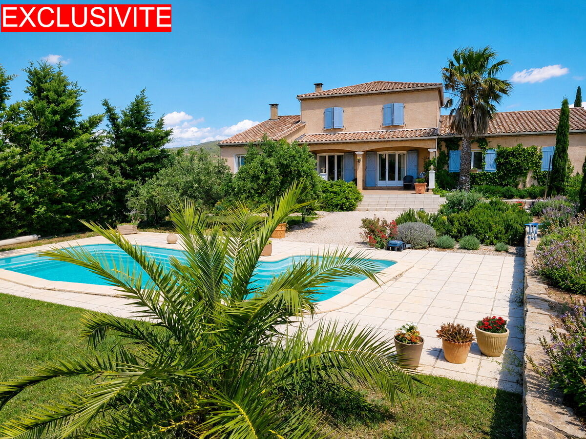 Villa 220 m² – 5 chambres, piscine – Corbières