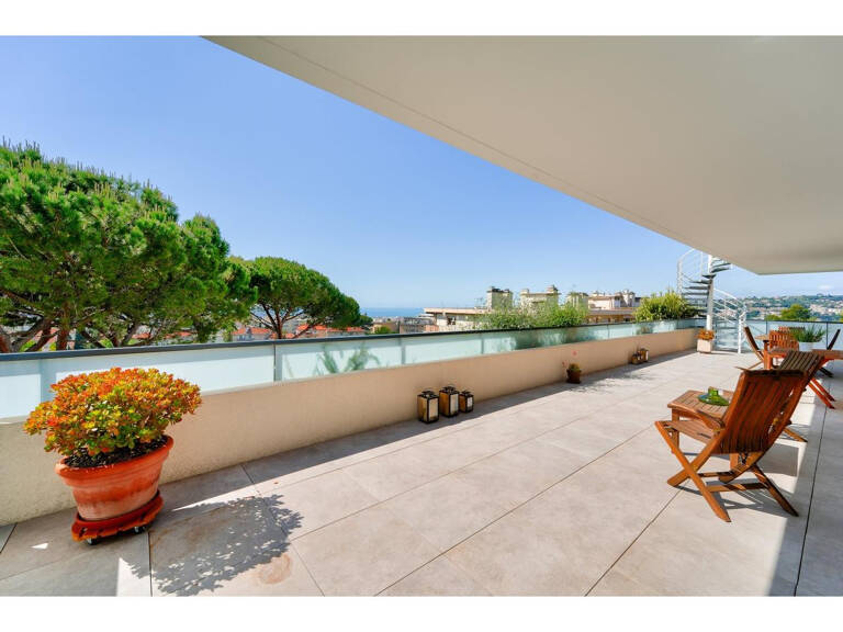 Nice Cimiez - Rare - Toit-terrasse avec espace de vie de 152 m2 et ses deux immenses terrasses — photo 1