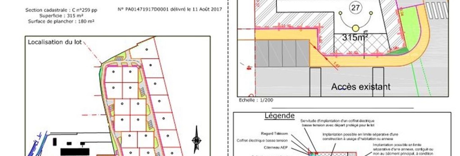 Terrain  315 m² à vendre à Urville (14190)