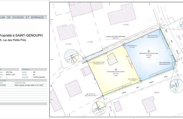 Vente Terrain 652 m&sup2; — photo 2